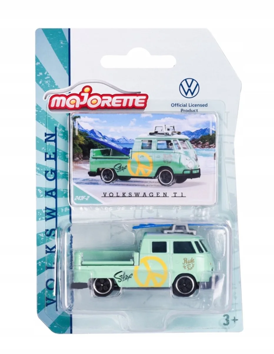 Volkswagen Transporter T1 Schaal 1:59 - Groen van Majorette – productfoto
