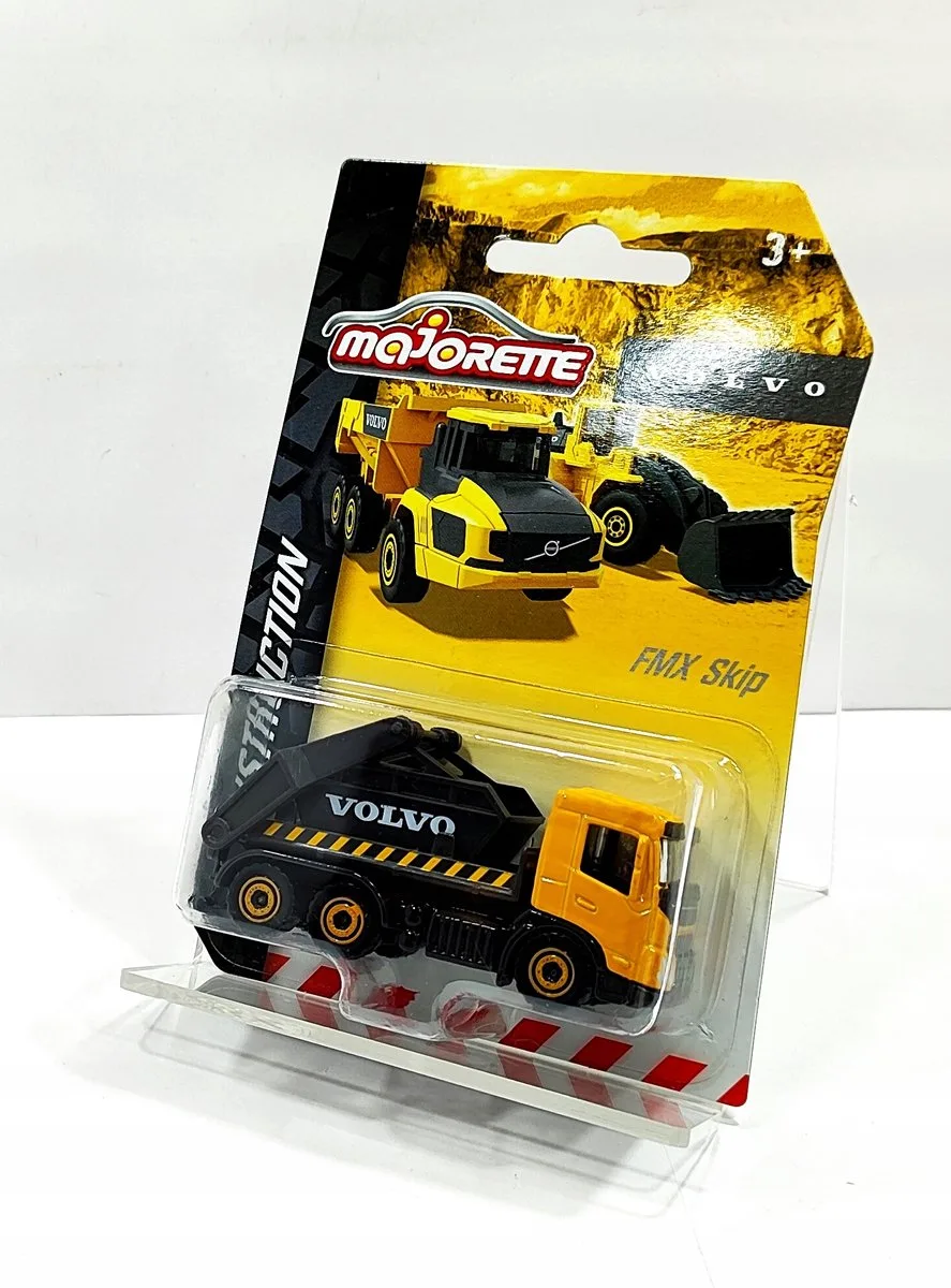 Volvo FMX Skip Vrachtwagen - Serie Constructies från Majorette i Gul – produktbild
