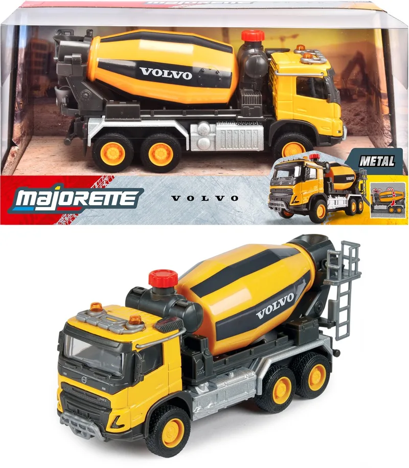Volvo FMX Truck Cement Mixer 0 / 6 by Majorette in Diverse kleuren – product photo