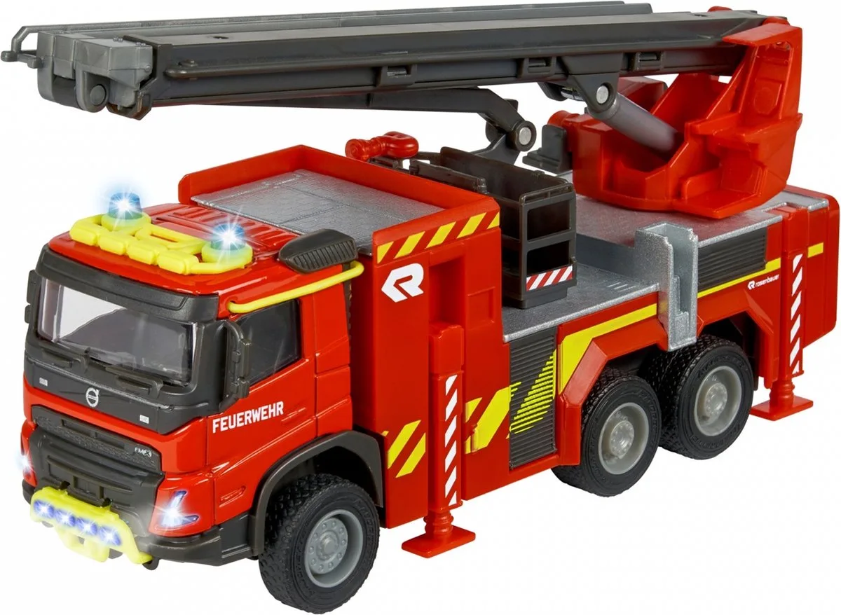 Volvo Truck Fire Engine van Majorette in Kleurloos – productfoto