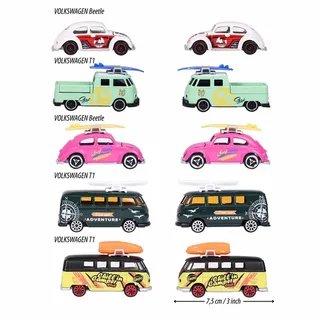 Vw The Originals Cadeaupakket 5 Volkswagen Voertuigen fra Majorette – produktbillede 5 af 6