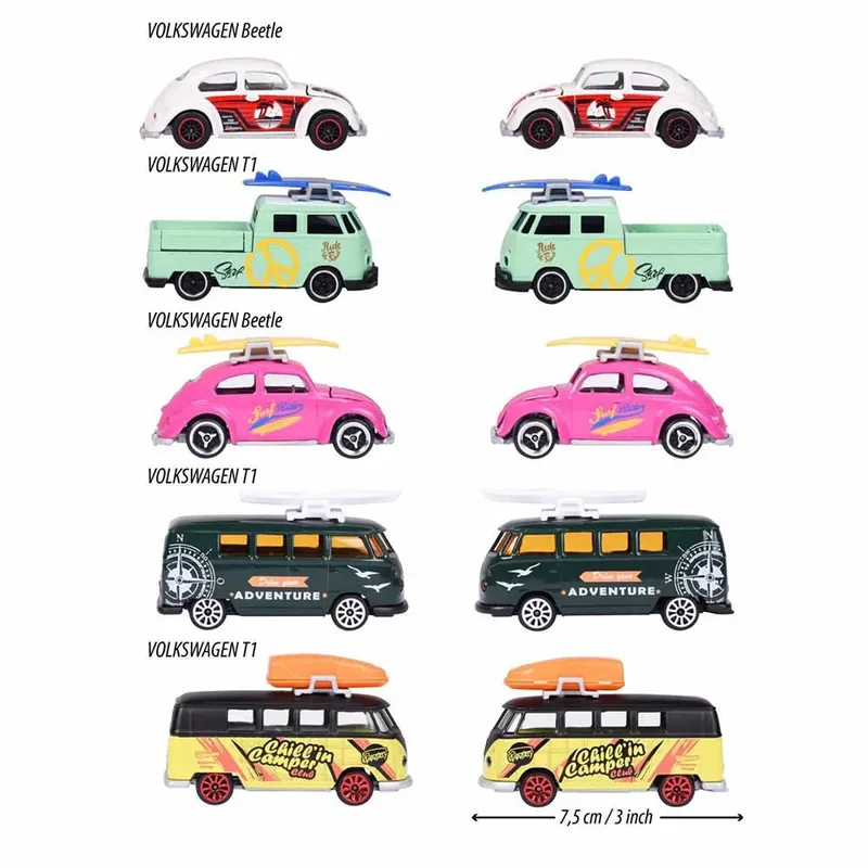 Vw The Originals Cadeaupakket 5 Volkswagen Voertuigen fra Majorette – produktbillede 5 af 6
