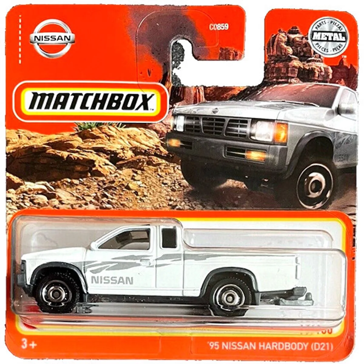 '95 NISSAN HARDBODY (D21) PICK-UP 17-100 de Matchbox en Blanc – photo du produit