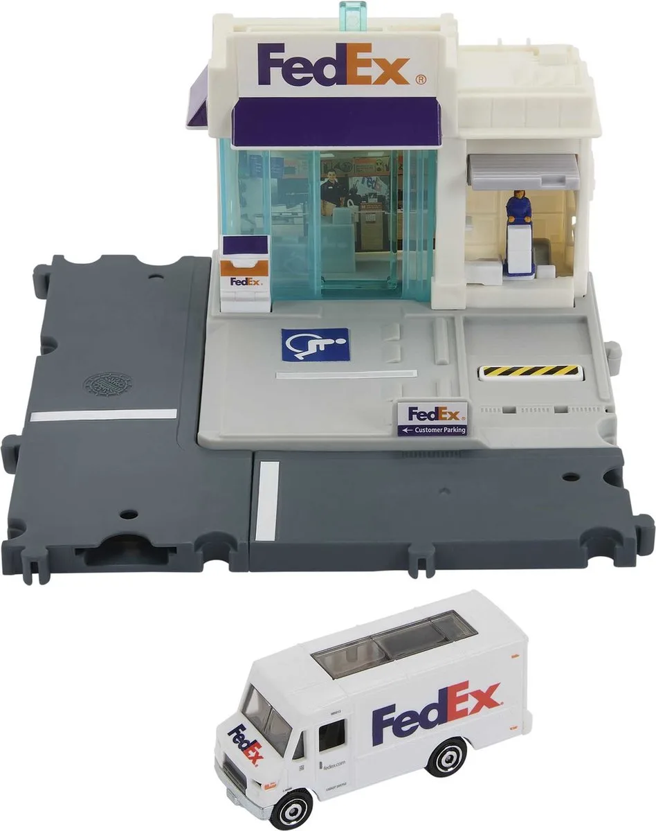 Action Drivers Fedex Pakketcentrum de Matchbox en Multicolore – photo du produit