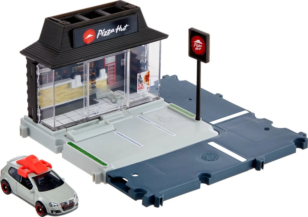 Action Drivers Pizza Hut Pizza Run van Matchbox in Meerkleurig – productfoto
