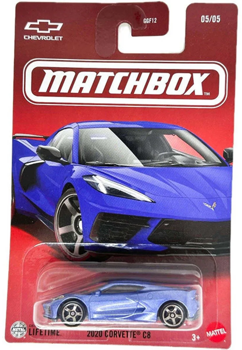CHEVROLET CORVETTE C8 METALIC BLUE 2020 1:64 (7x3x3) von Matchbox in Matalic blue – Produktfoto