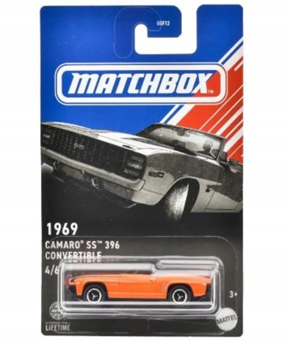 Matchbox 1969 Camaro SS Convertible - Speelgoedauto fra Matchbox i Orange – produktbillede