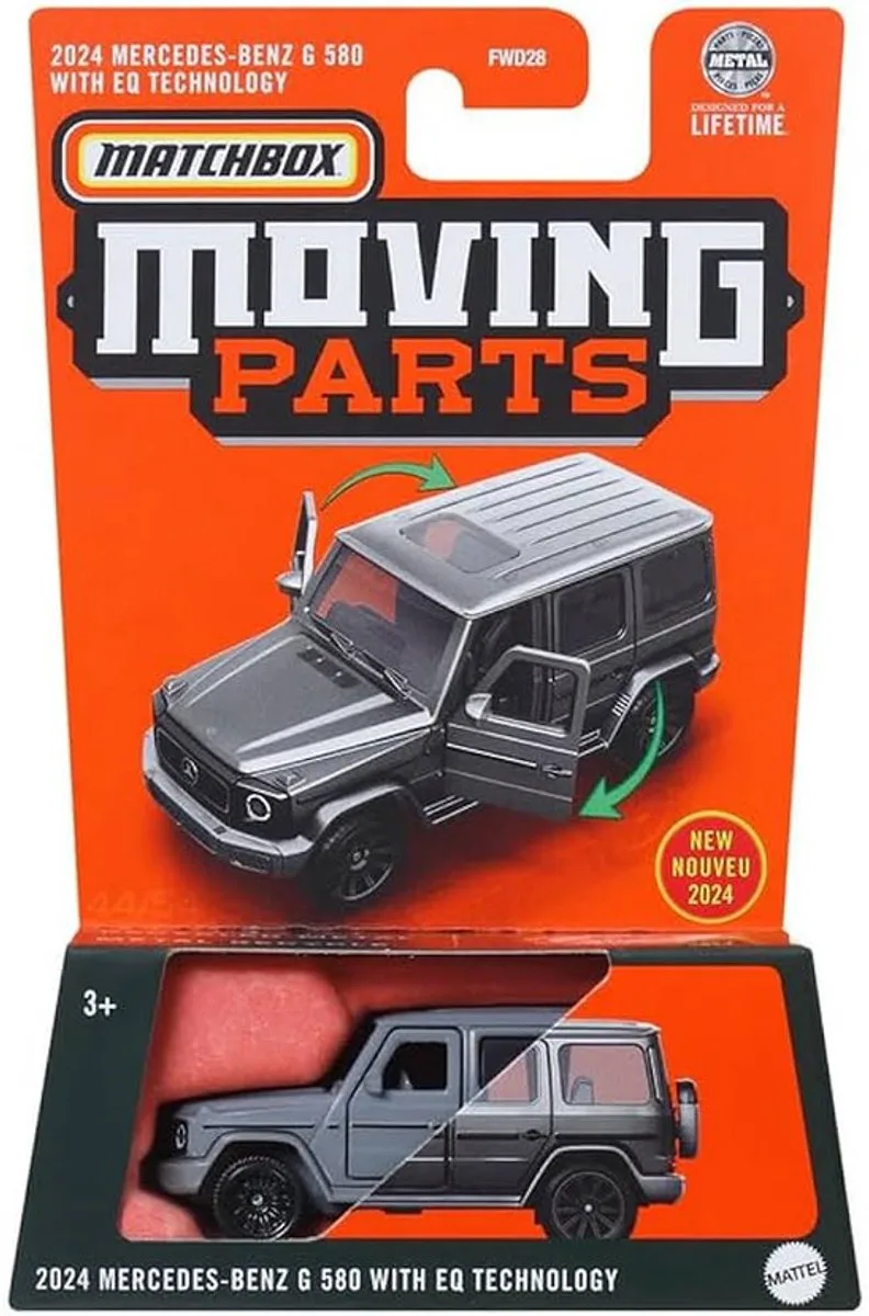 MERCEDES-BENZ G 580 WITH EQ TECHNOLOGY METAL (1:64) JDY48 fra Matchbox i Grå – produktbillede