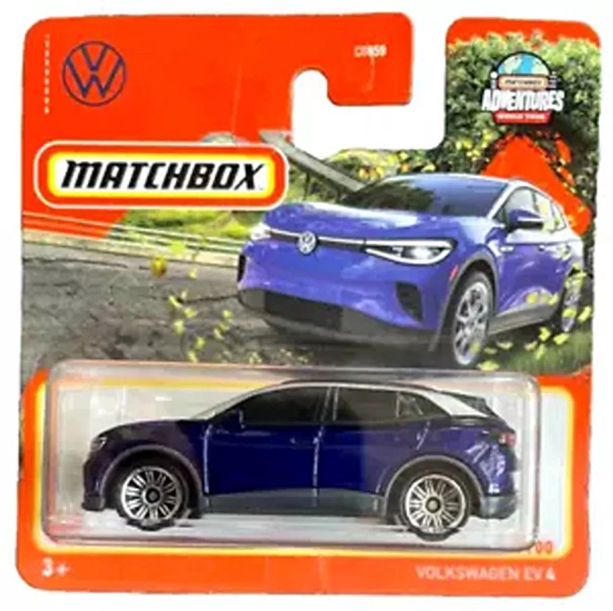 VOLKSWAGEN EV 4 VW 1:64 METAL (HFR31-LA10) SHORT CARD fra Matchbox i Metalic blue – produktbillede