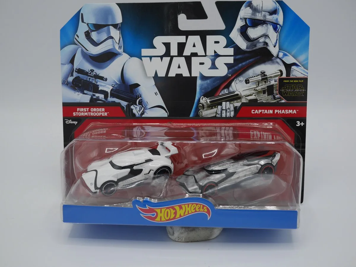 2 Star wars auto's stormtrooper met captain Phasma. de Mattel en Multicolore – photo du produit