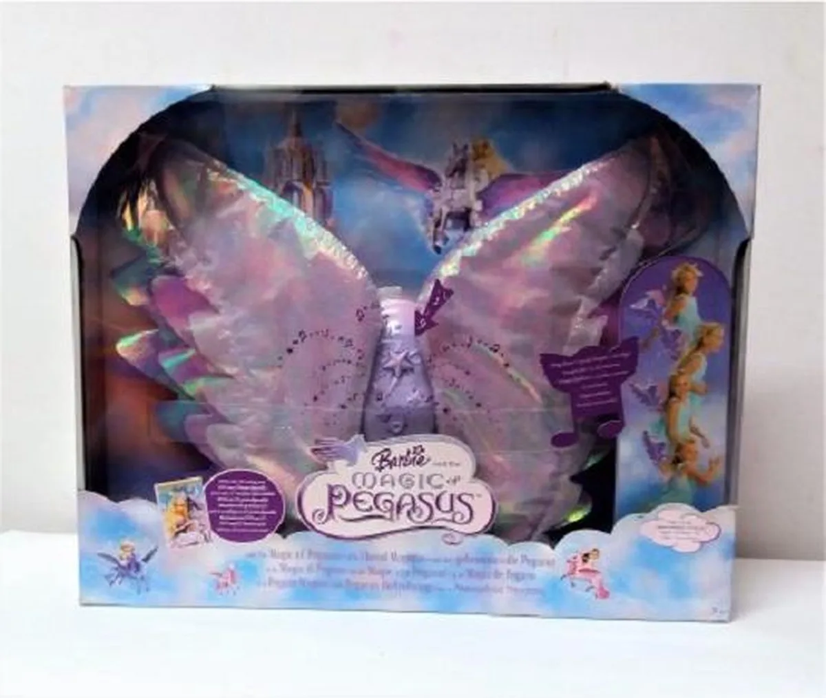 Barbie - Magic Pegasus - Vleugels - Verkleedkleren - Carnaval - Draagbare Vleugels fra Mattel i Lyserød – produktbillede