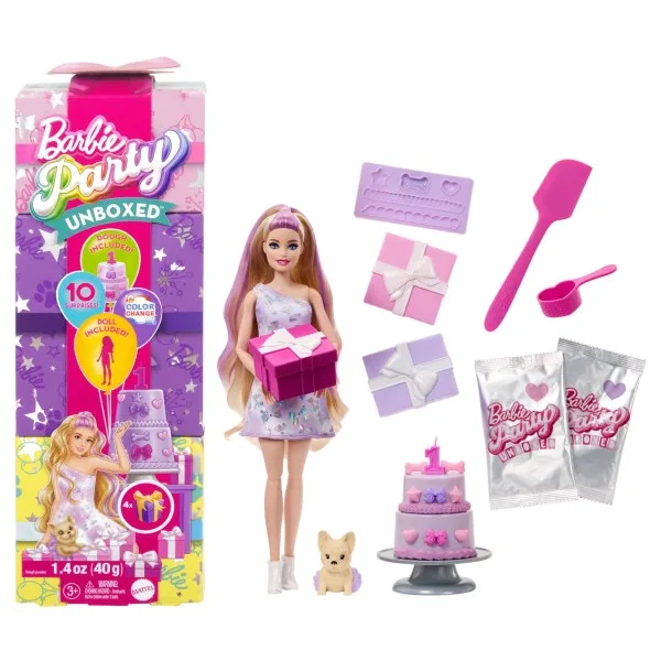 Barbie Docka Med överraskningsfest Avslöjande von Mattel – Produktfoto