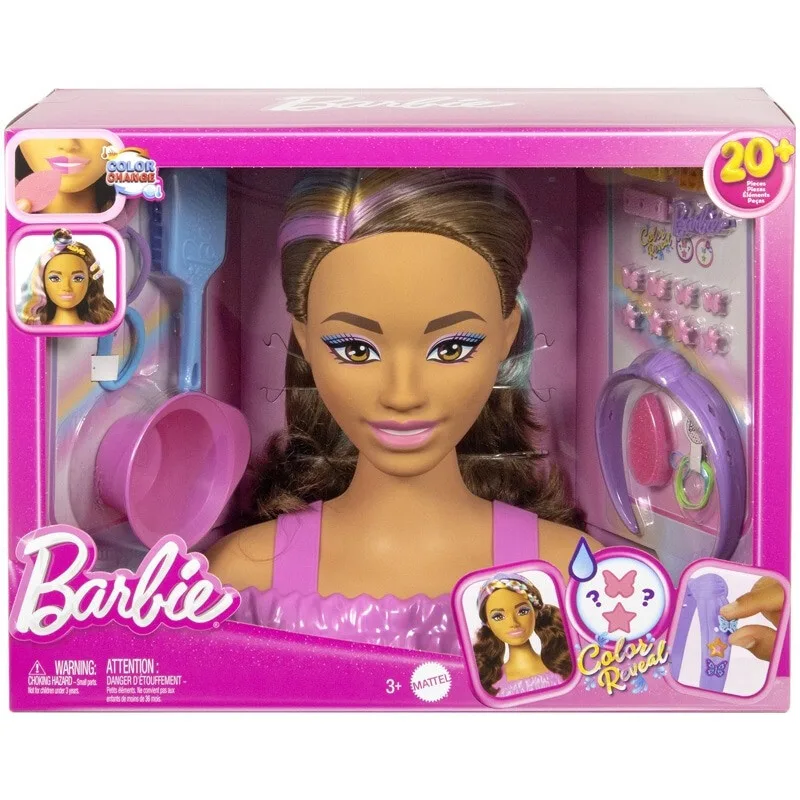 Barbie poupée coiffante cheveux bruns fra Mattel – produktbillede