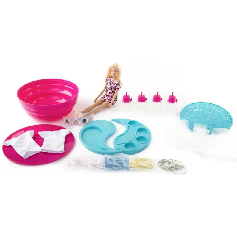 Barbie Tie Dye Machine Met Pop von Mattel – Produktfoto 2 von 4