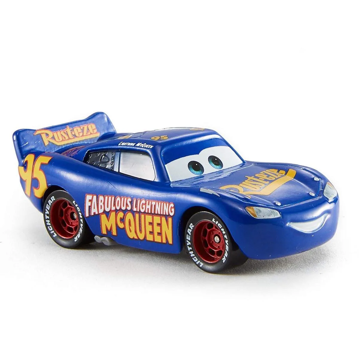 Cars Basic Die-cast auto - Fabulous Lt McQueen från Mattel i Fabulous Bliksem McQueen – produktbild