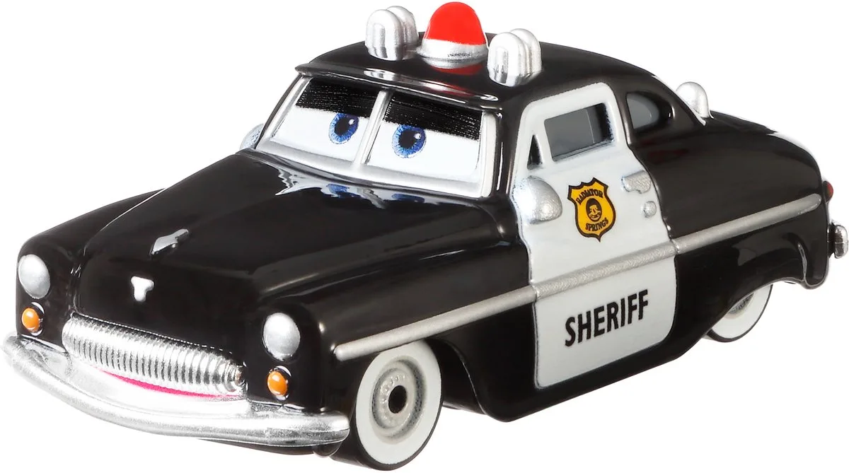 Cars Basic Die-cast auto - Sheriff van Mattel in Meerkleurig – productfoto