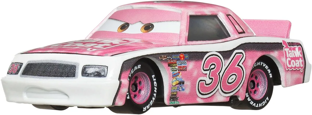 CARS DIE-CAST SINGLES - TANK COAT #36 de Mattel en Rose – photo du produit