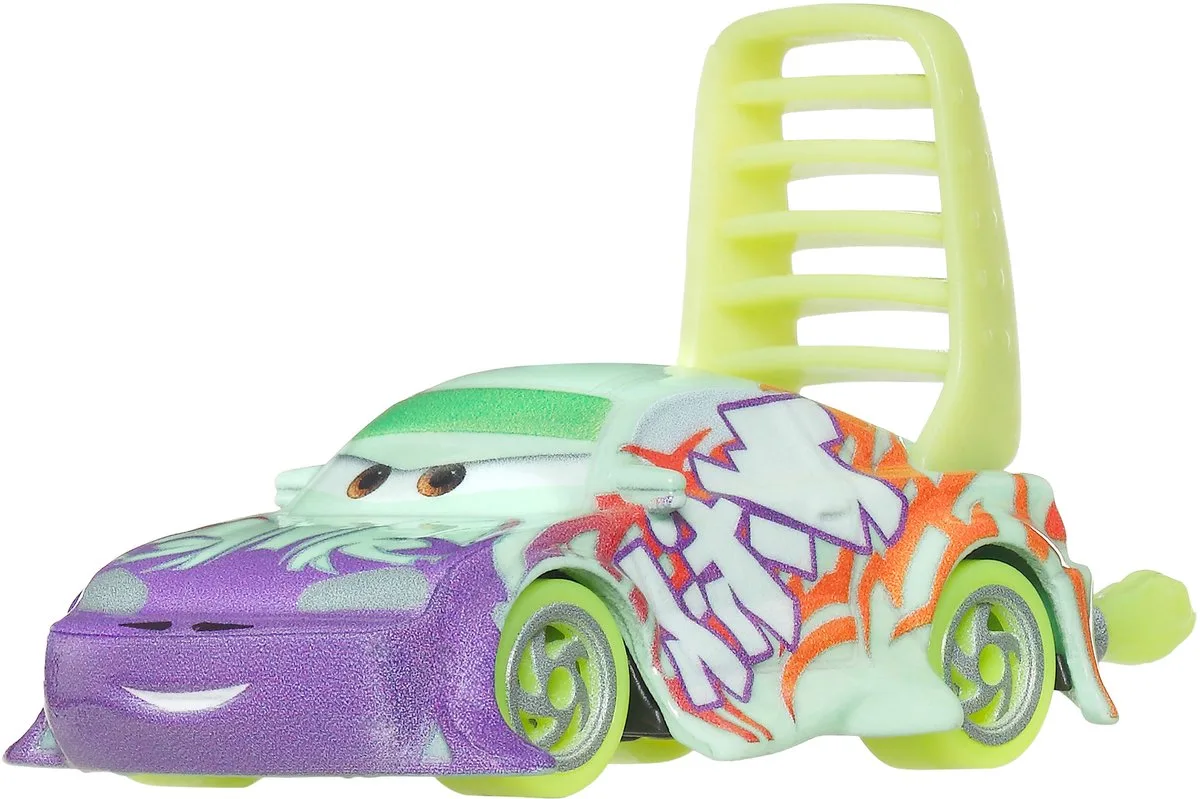 CARS GLOW RACERS DIECAST SINGLES - NR WINGO W/ FLAME de Mattel en Multicolore – photo du produit