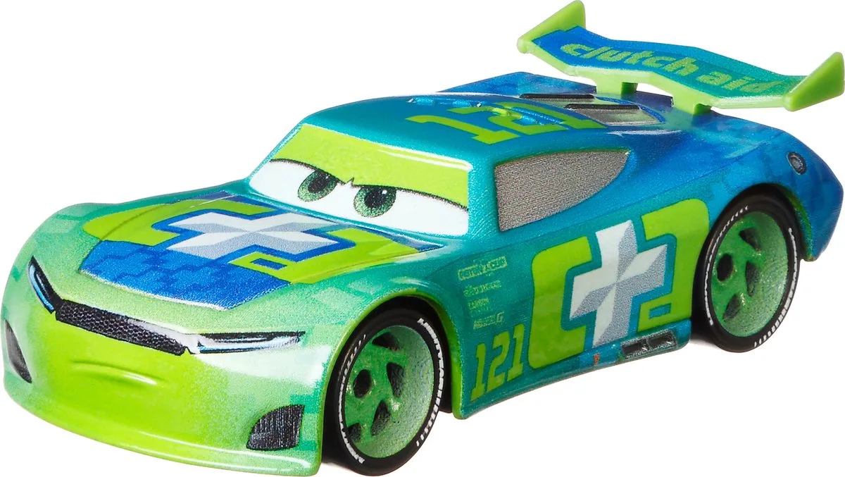 Disney Cars auto Noah Gocek voertuig - afmeting 8 cm schaal 1:55 de Mattel en Multicolore – photo du produit