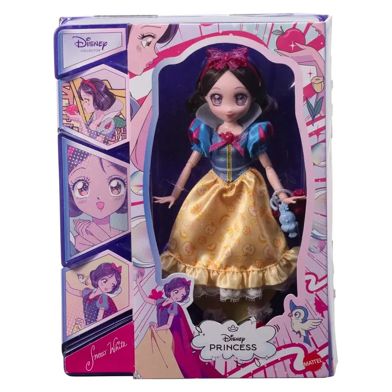 Disney Collector Prinses Sneeuwwitje - Mangapop en accessoires - Beweegbaar en verzamelobject van Mattel in Snow white – productfoto 4 van 6