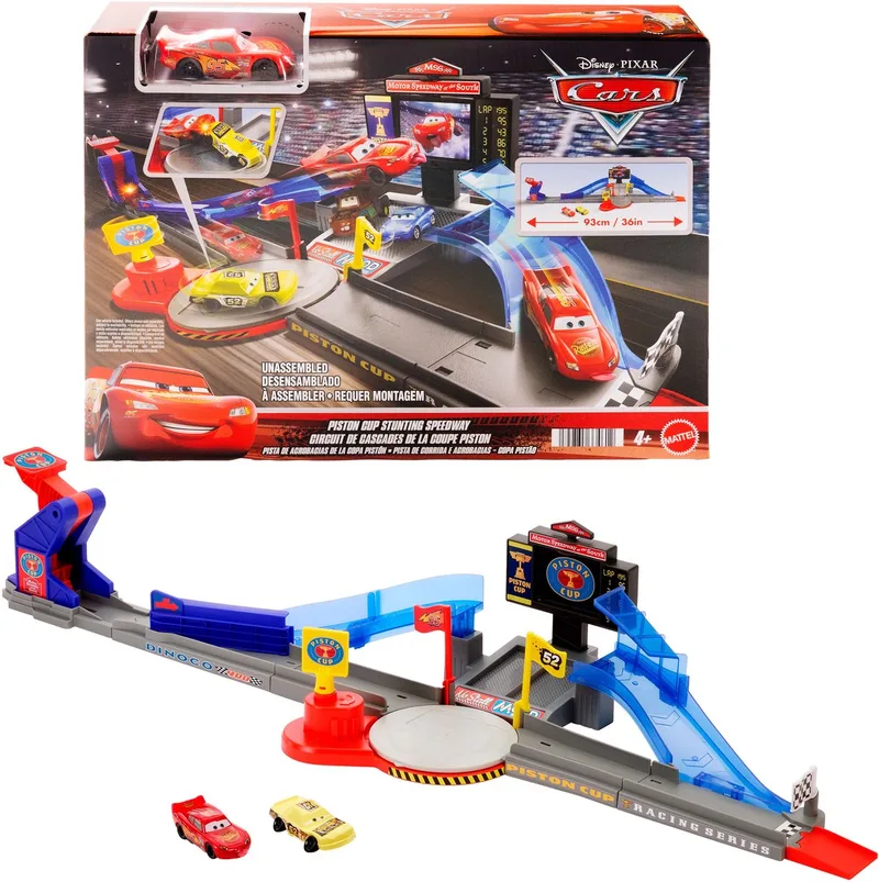 Circuit De Course Coupe Piston Des Voitures de Mattel en Multicolore – photo du produit