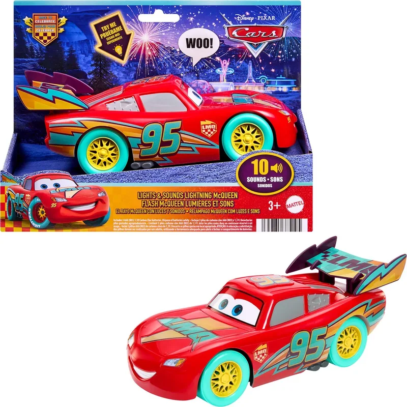 Voiture Disney Pixar Rayo Mcqueen de Mattel en Multicolore – photo du produit