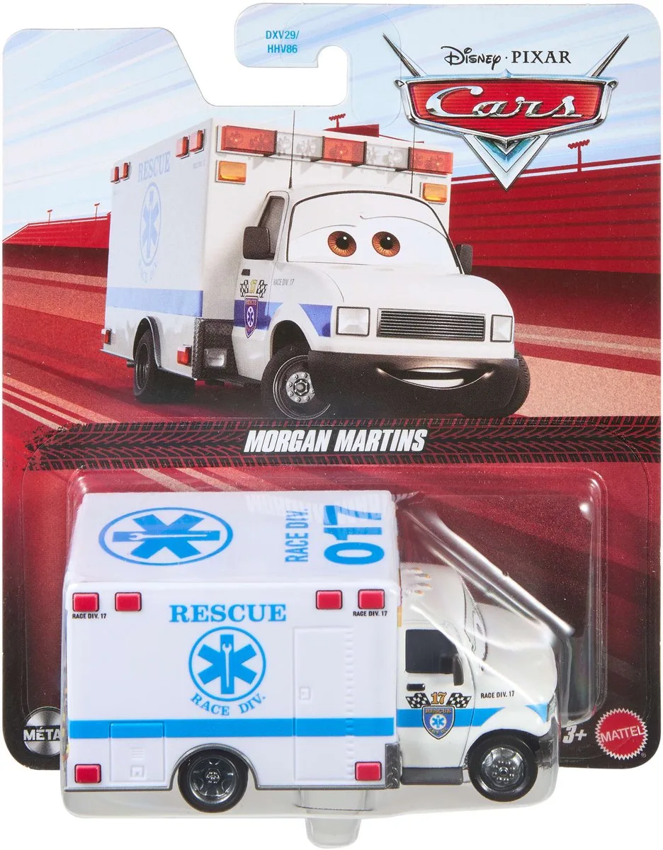 Disney Pixar Cars Disney and Pixar Cars Morgan Martins de Mattel en Multicolore – photo du produit