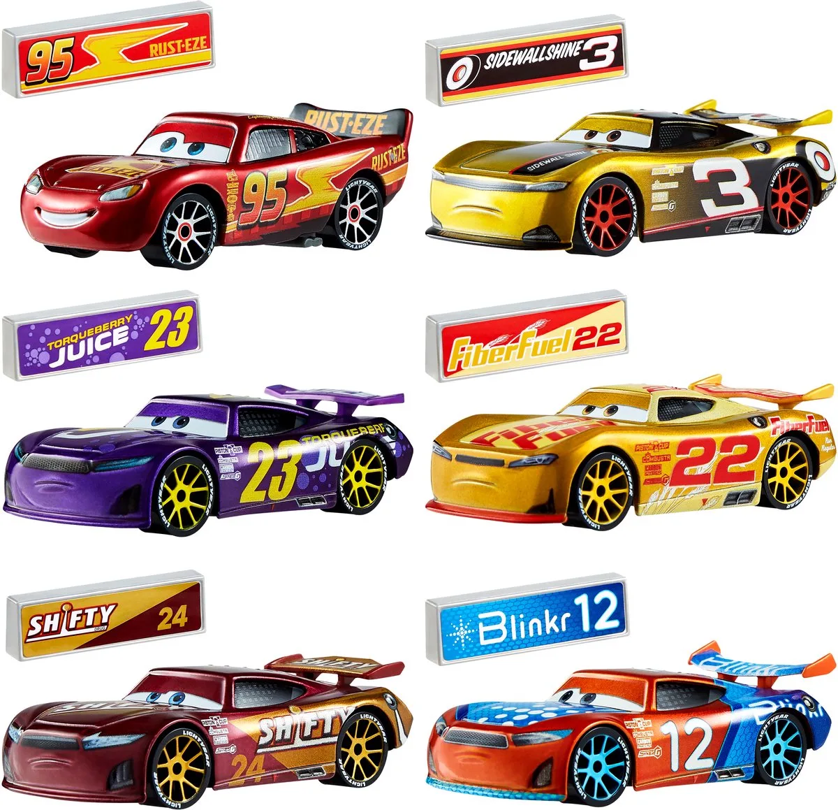 Disney Pixar Cars HXW37 speelgoedvoertuig von Mattel in Mehrfarbig – Produktfoto