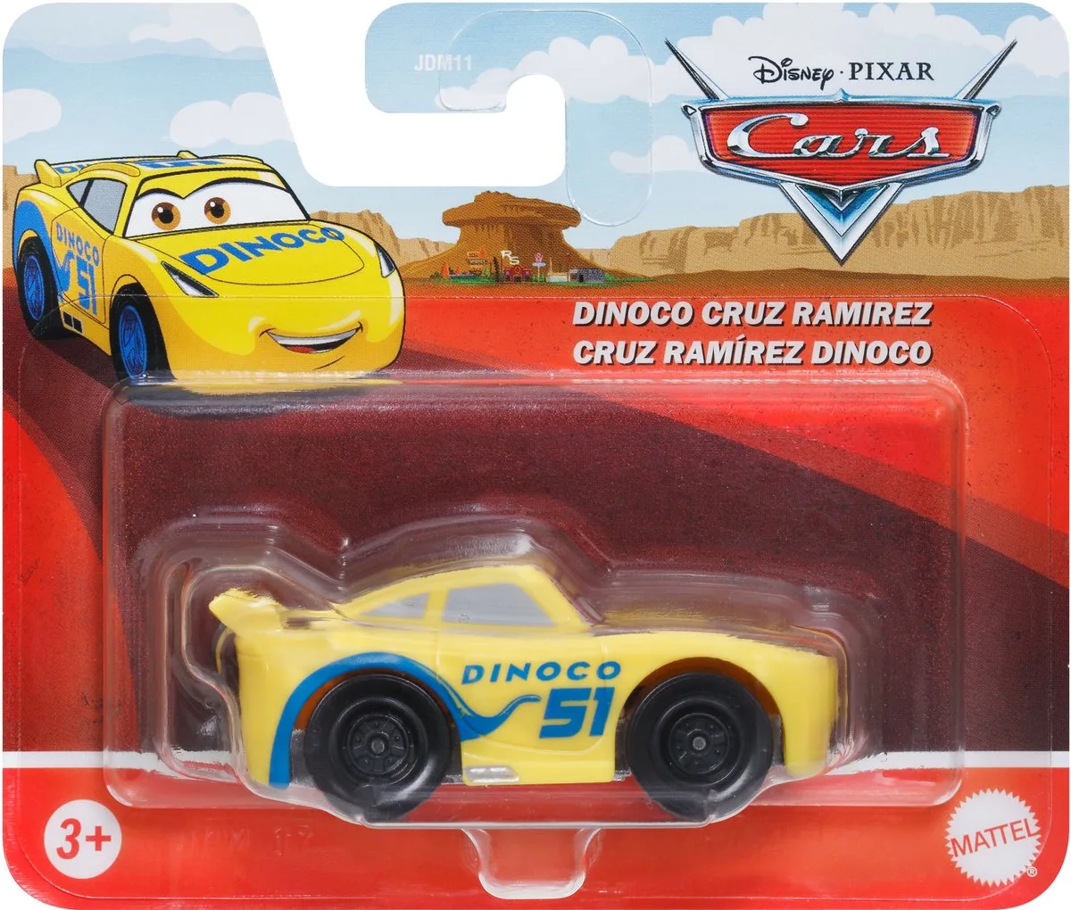 Disney Pixar Cars JDM15 speelgoedvoertuig de Mattel en Bleu, Jaune – photo du produit