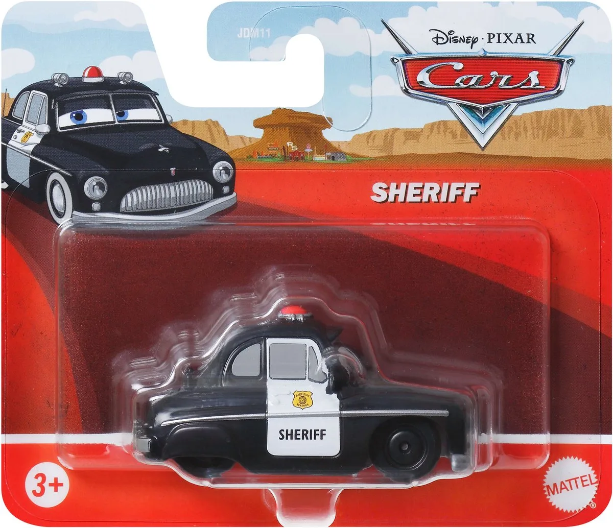 Disney Pixar Cars JDM18 speelgoedvoertuig by Mattel in Black, White – product photo