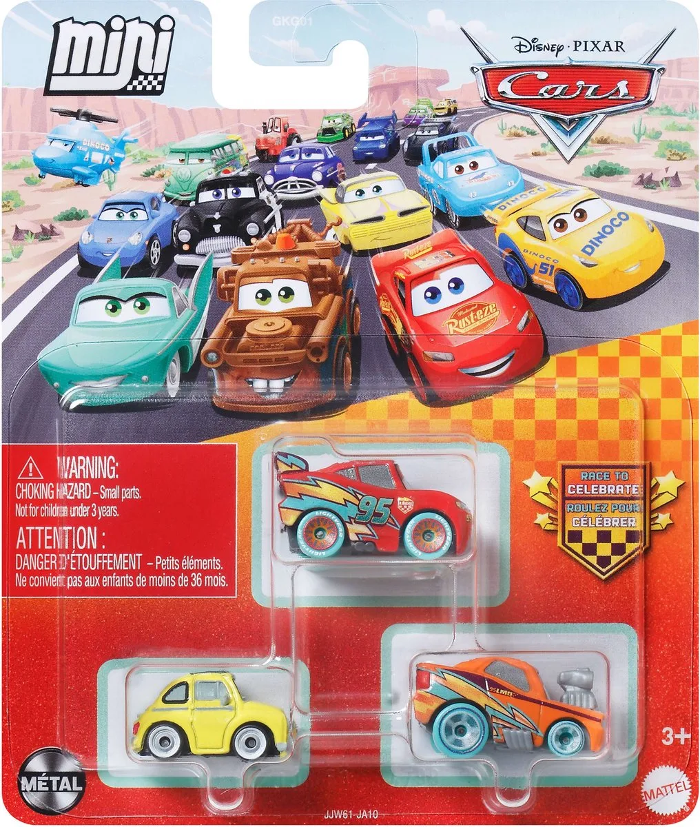 Disney Pixar Cars JJW61 speelgoedvoertuig fra Mattel i Flerfarvet – produktbillede