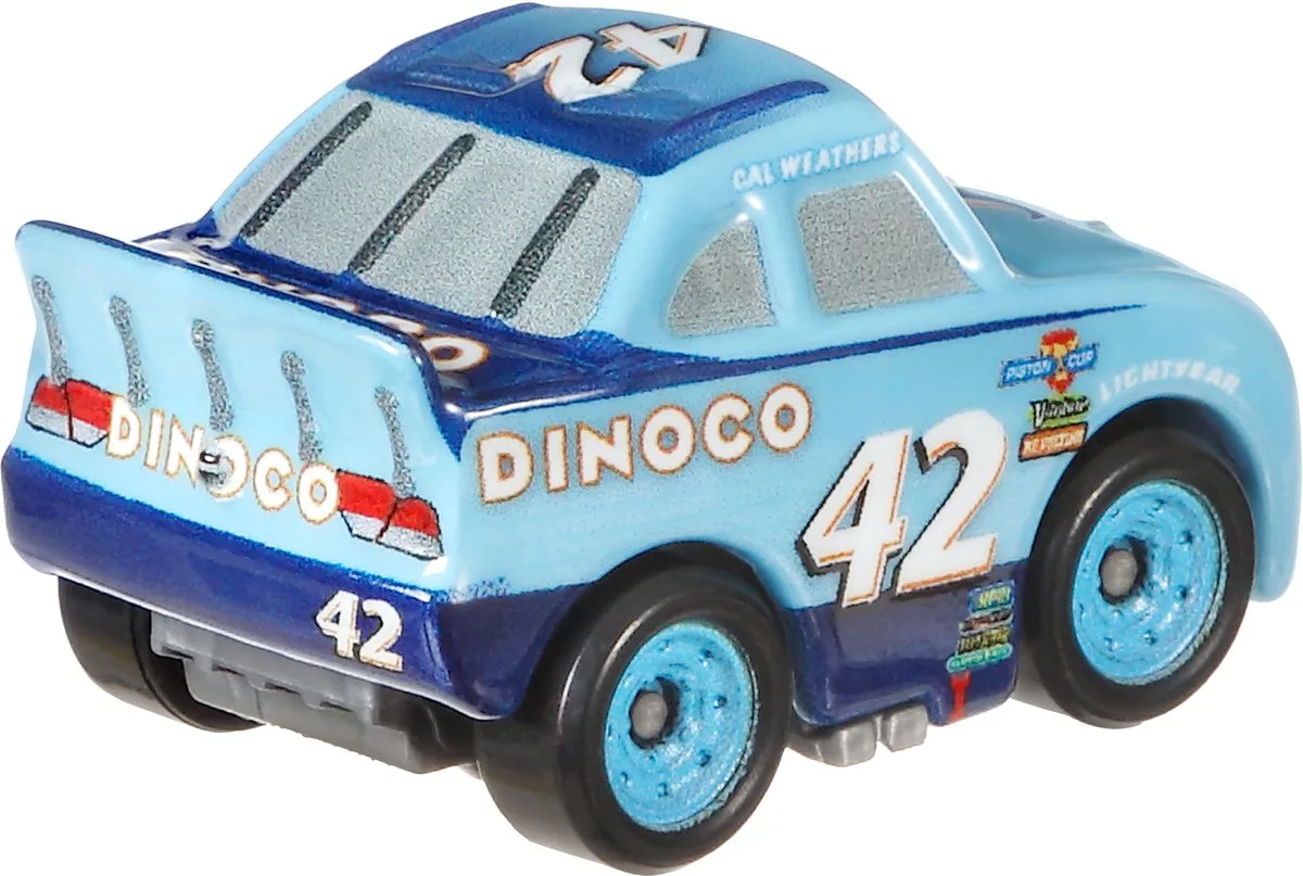 Disney Pixar Cars Mini Racers Cal Weathers de Mattel en Bleu – photo du produit