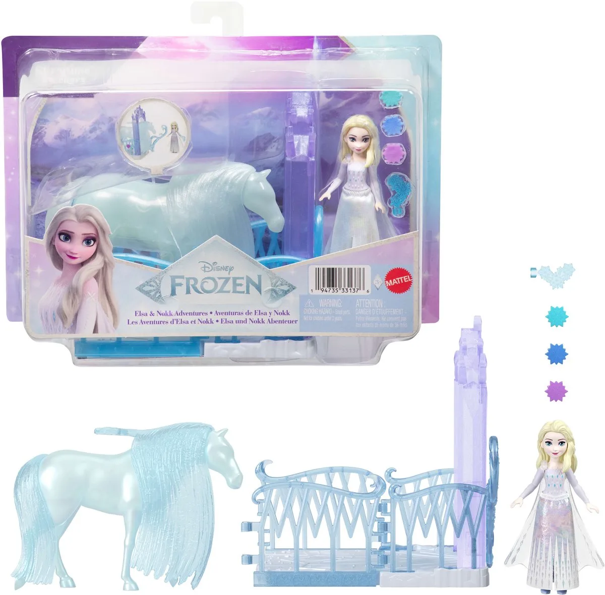 Disney Princess Disney Frozen STORYTIME STACKERS Elsa & Nokk Adventures från Mattel – produktbild