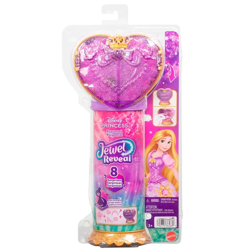 Disney Princess Jewel Reveal - Modepop fra Mattel i Rapunzel – produktbillede 5 af 6