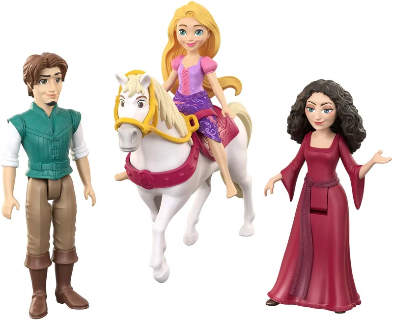 Disney Prinses Rapunzel Personageset met 3 kleine poppen en paard by Mattel in Multicolour – product photo 1 of 5