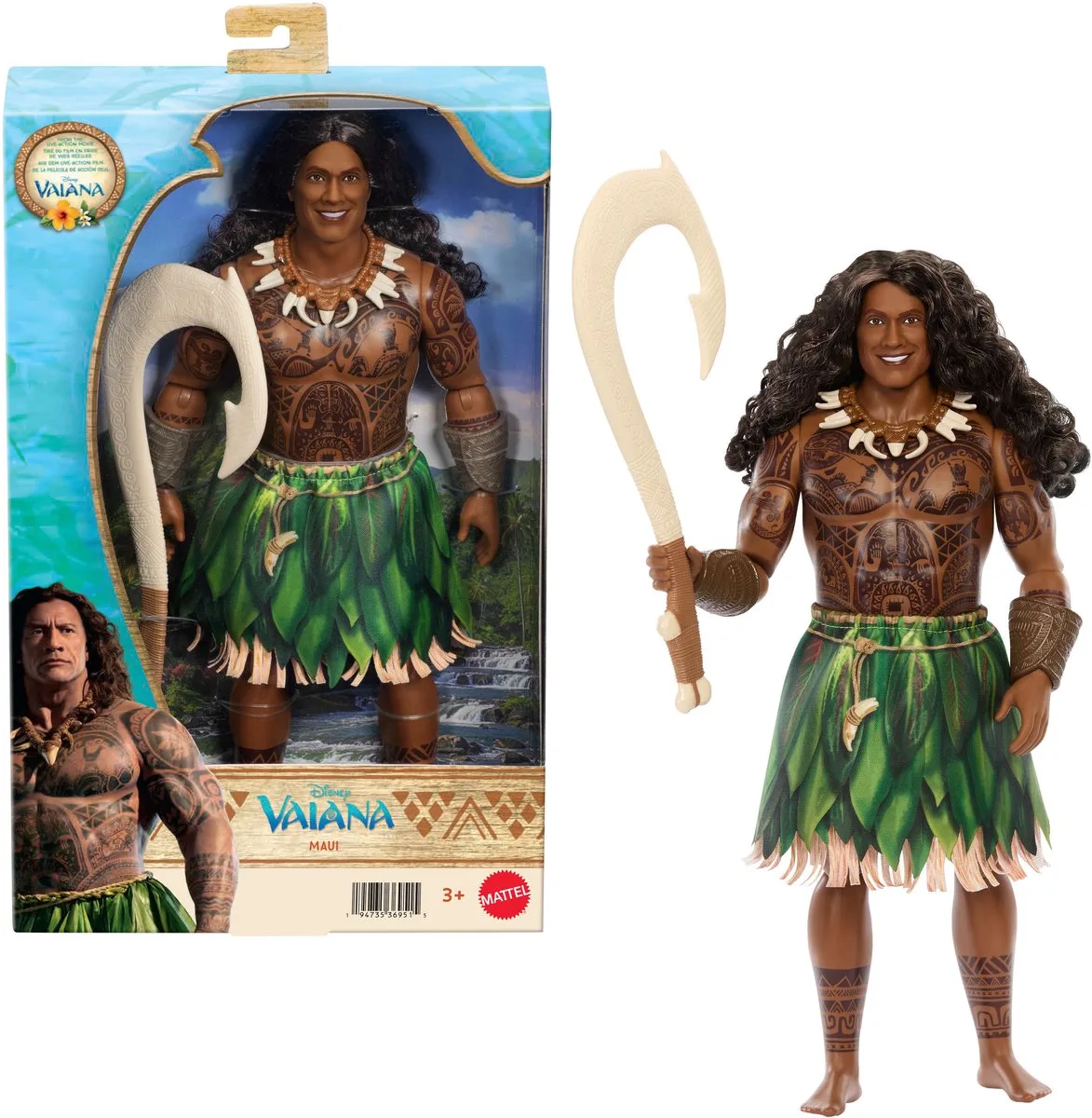 Disney Moana Poupée Fd Canon Maui de Mattel en Maui – photo du produit