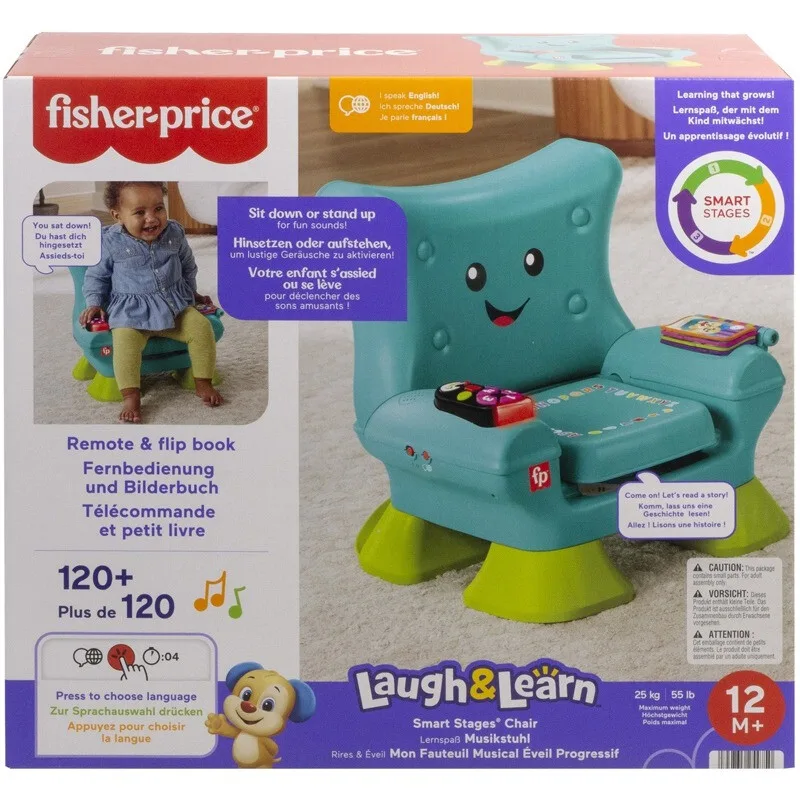 Fisher-Price Laugh & Learn Smart Stages Chair Jouet d'apprentissage électronique pour tout-petits von Mattel – Produktfoto
