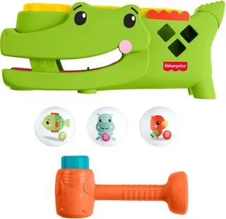 Fisher Price Das Krokodil Schlägt Und Zappelt von Mattel in Mehrfarbig – Produktfoto 1 von 6