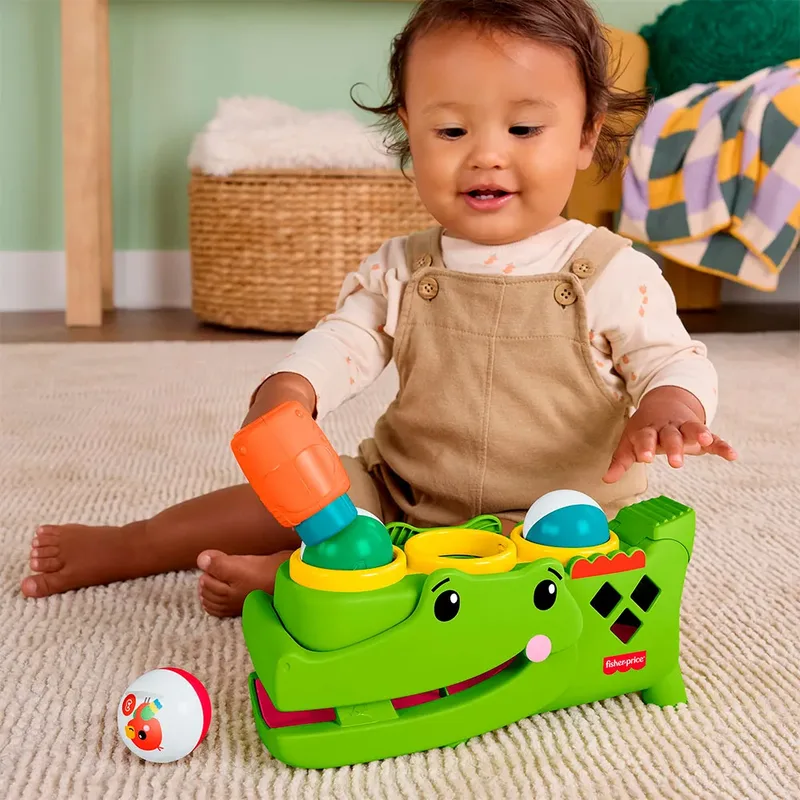 Fisher Price Das Krokodil Schlägt Und Zappelt von Mattel in Mehrfarbig – Produktfoto 5 von 6