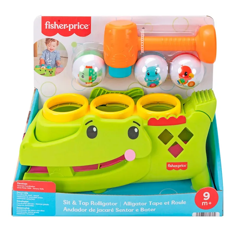 Fisher Price Das Krokodil Schlägt Und Zappelt von Mattel in Mehrfarbig – Produktfoto 6 von 6