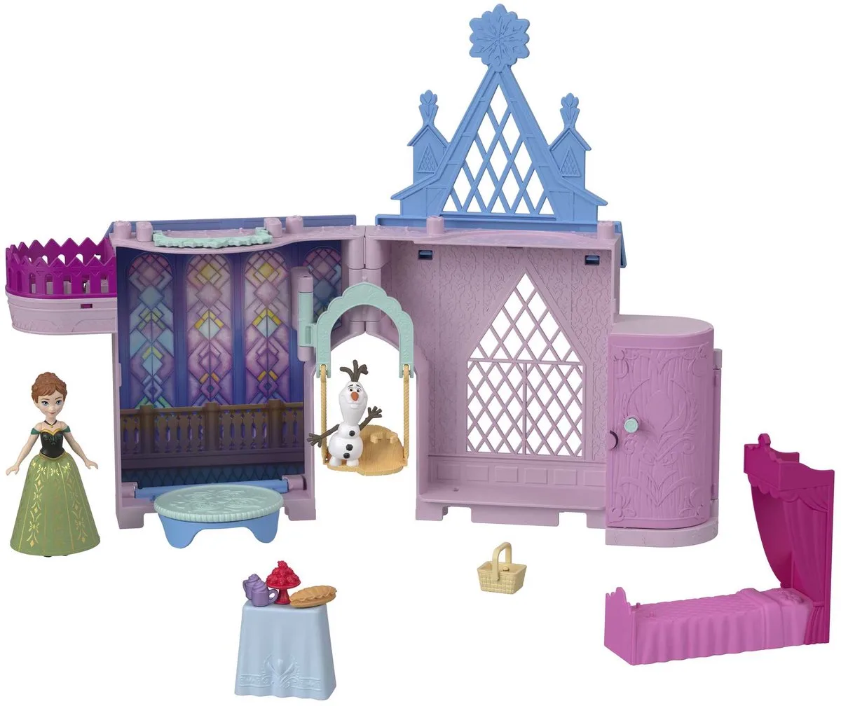 Frozen speelset Anna's kasteel - Disney poppenhuis speelgoed. van Mattel in Meerkleurig – productfoto