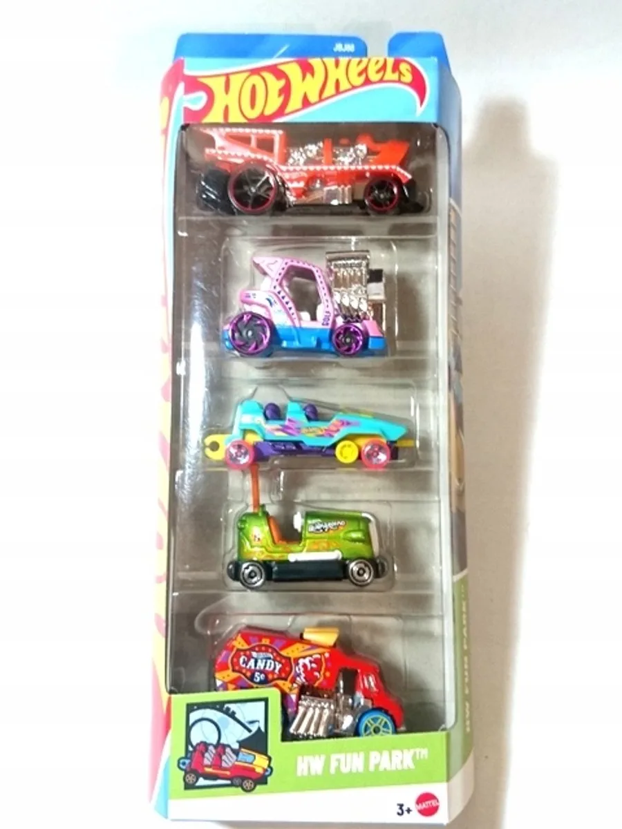 Hot Wheels 5-pack auto's - GHP49 - Metaal en kunststof van Mattel – productfoto