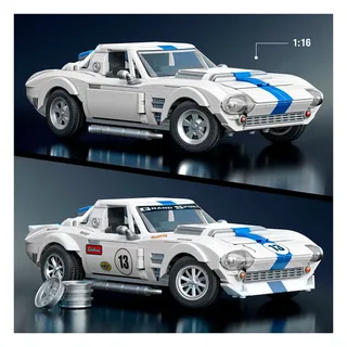 Hot Wheels Elite Series Corvette Grand Sport Bouwset 1/16 van Mattel – productfoto 3 van 5