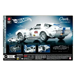 Hot Wheels Elite Series Corvette Grand Sport Bouwset 1/16 van Mattel – productfoto 5 van 5