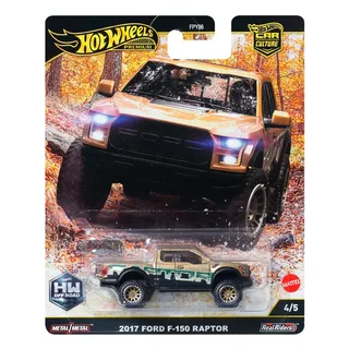 Hot Wheels Premium Car Culture Diecast Vehicle 1/64 2017 Ford F-150 Raptor Vehicles de Mattel en Multicolore – photo du produit 2 sur 5