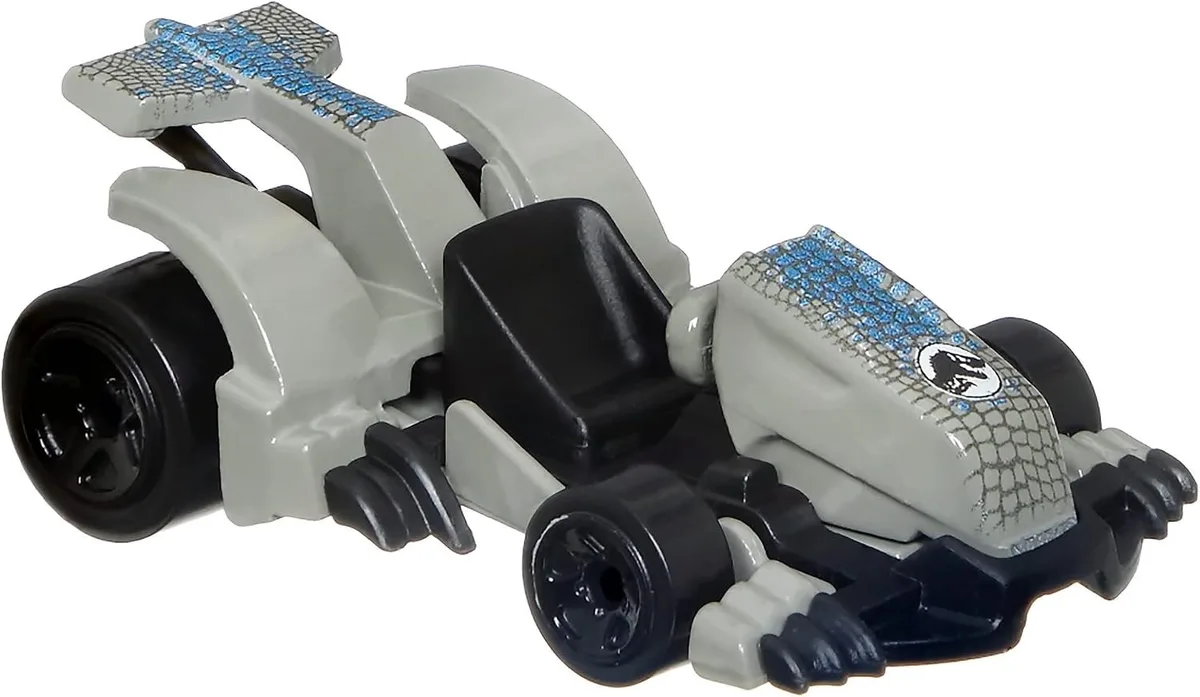 Jurassic World Velociraptor Beta Speelgoedauto by Mattel in Blue – product photo