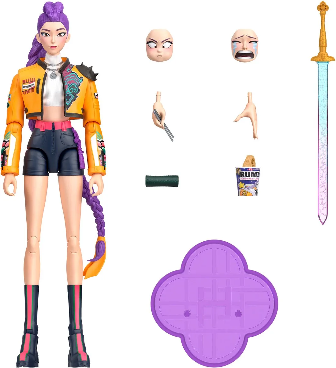 KPop Demon Hunters HUNTR/X 'How It's Done' - actiefiguur de Mattel en Rumi – photo du produit