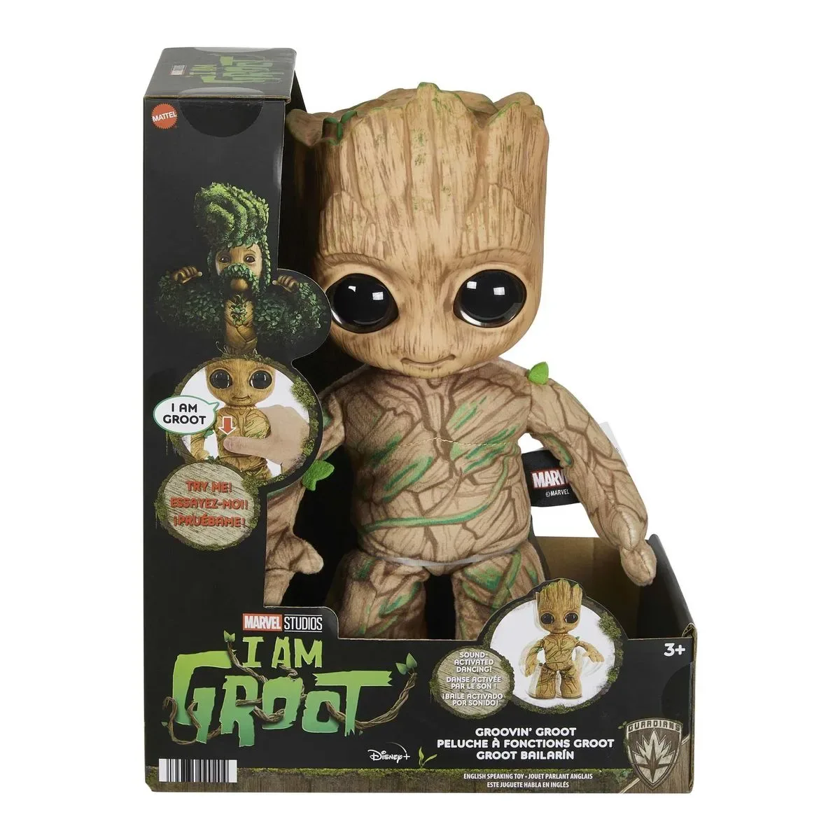Marvel I Am Groot Groovin' Groot Feature Plush (Englisch) de Mattel – photo du produit