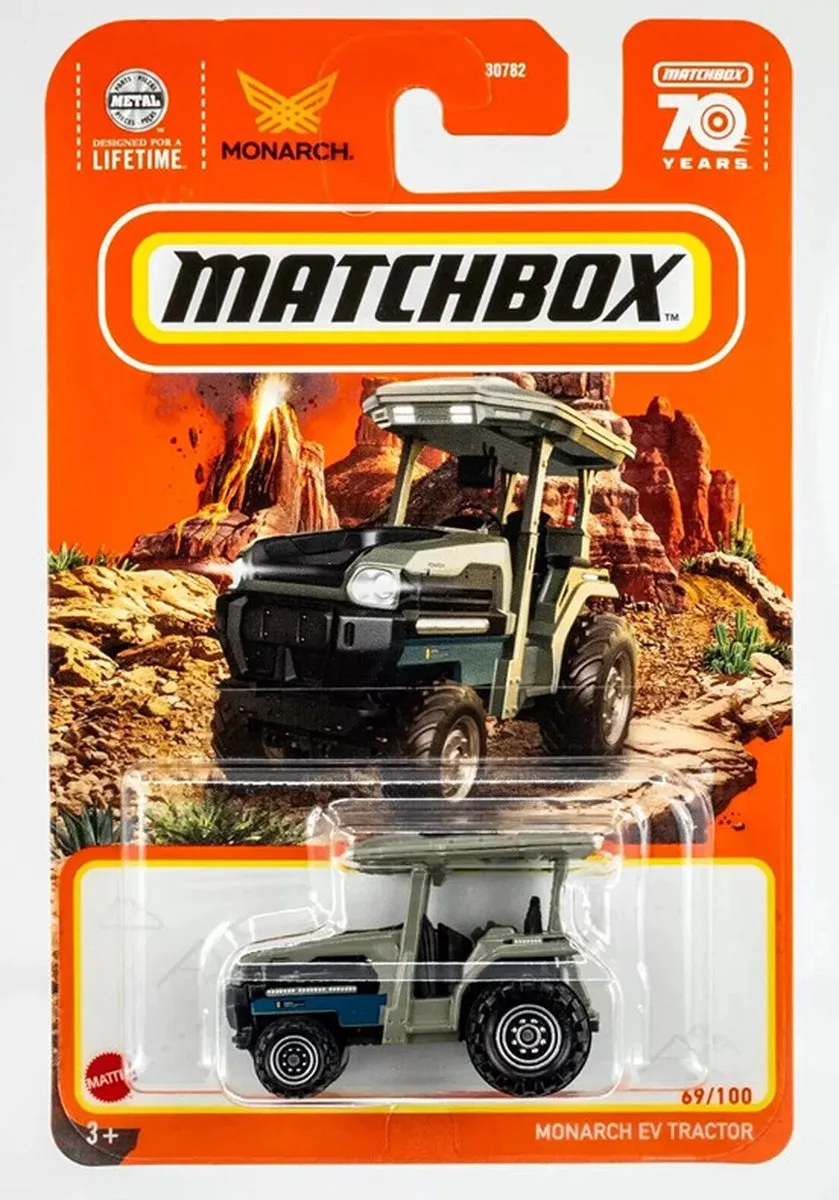 MATCHBOX MONARCH EV TRACTOR C0859 1:64) van Mattel in Grijs – productfoto