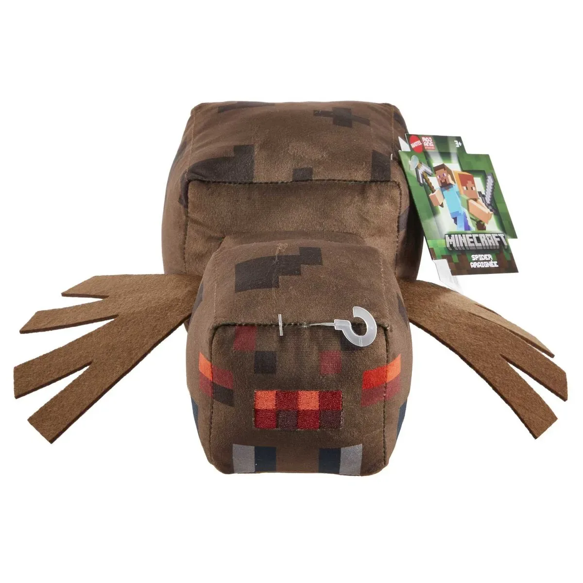 Minecraft Basic Plüsch Spider / Spinne, 20 cm de Mattel – photo du produit
